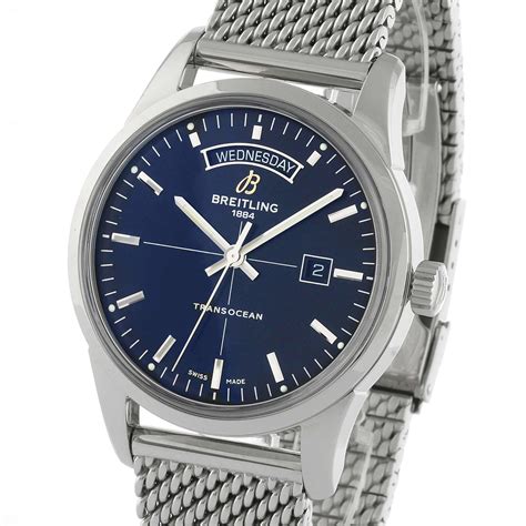 breitling men's transocean watch|breitling transocean watch for sale.